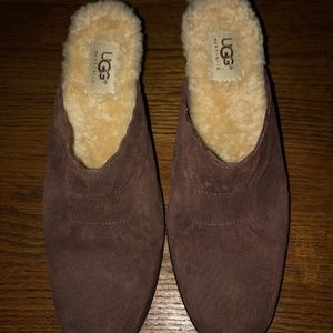 UGG suede clogs